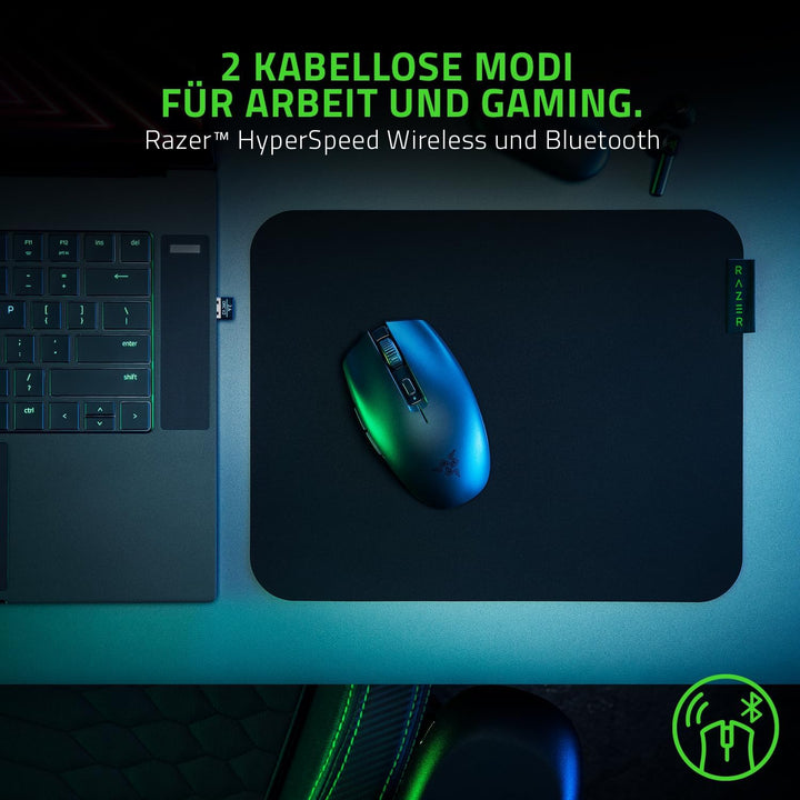 Razer Orochi V2 - Mobile kabellose Gaming-Maus mit bis zu 950 Stunden Batterie-Laufzeit (Ultra leich