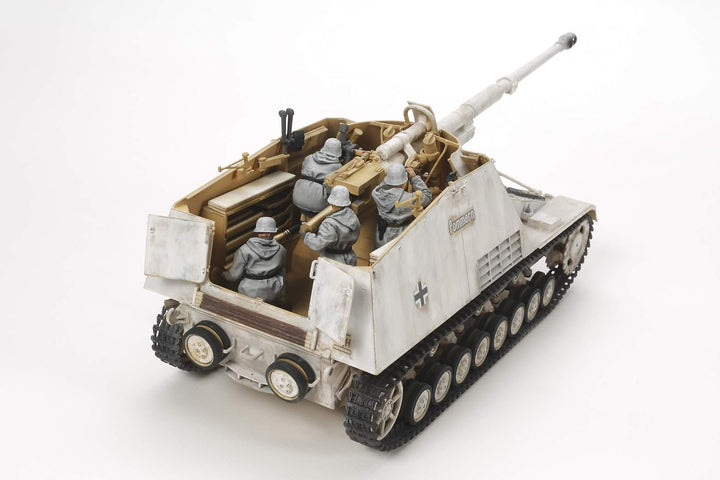 Tamiya 35335 1:35 Deutscher Panzerjäger Nashorn (4), Modellbausatz,Plastikbausatz, Bausatz zum Zusam