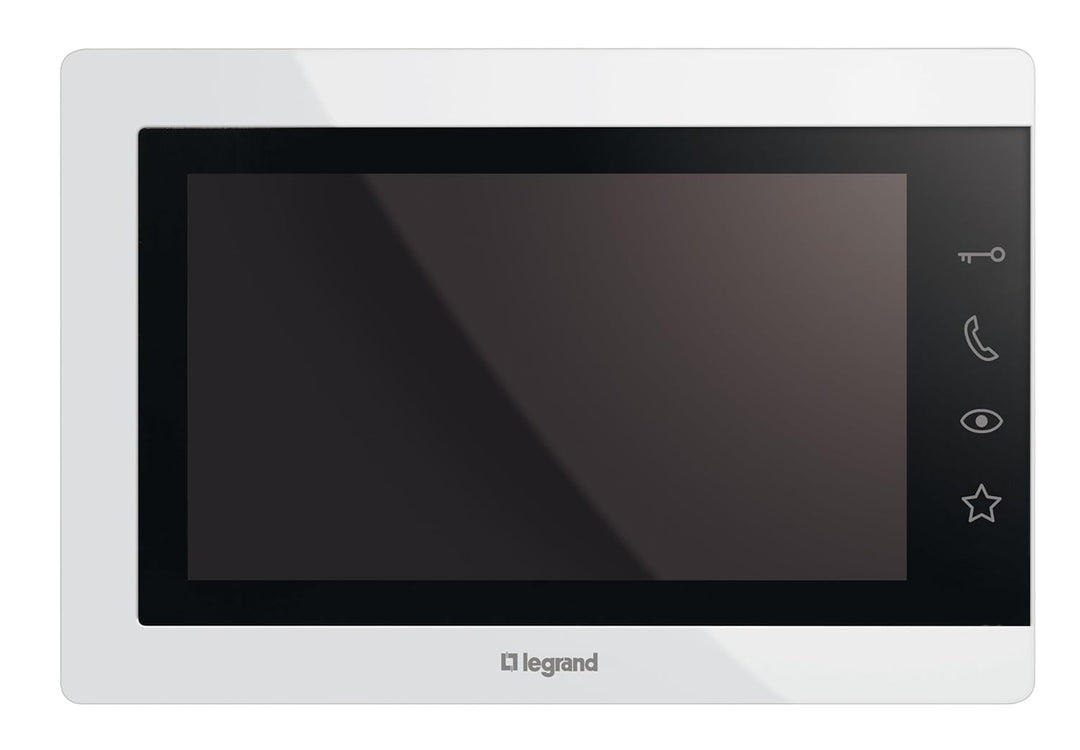 LEGRAND, EASYKIT Essential Video-Türsprechanlagen-Set mit 2-Draht-Anschluss, 7"-Farbmonitor & Weitwi