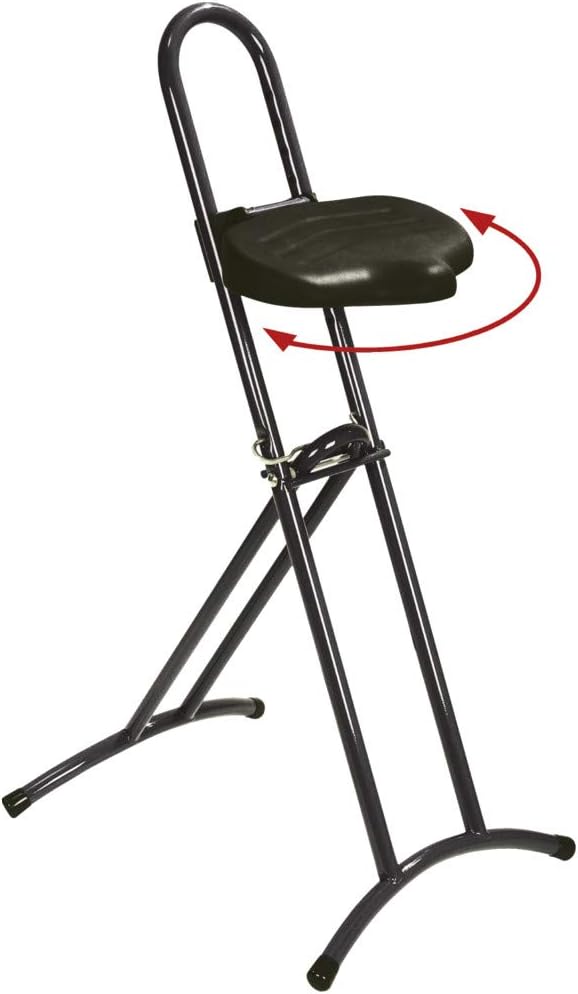 STIER Stehhilfe klappbar Sitzhöhe 600-850 mm PU-Sitz