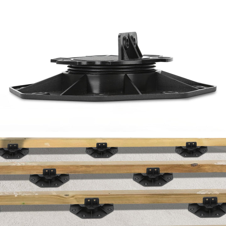 Ansobea Stelzlager Höhenverstellbar 20 Stück, Terrassenlager 18-30mm Stelzenlager Terrasse Verstellb