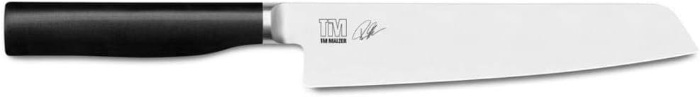 KAI TMK-0701 Tim Mälzer KAMAGATA Series Utili, 25,5cm 25,5cm Silber,schwarz, 25,5cm Silber,schwarz