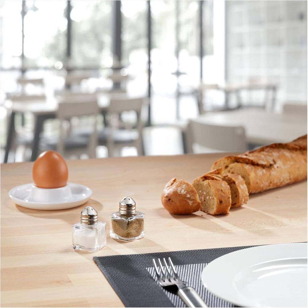 Westmark Mini-Gewürzstreuer-Set, 10 Sets à 2 Stück, Fassungsvermögen: je 10 ml, Rostfreier Edelstahl