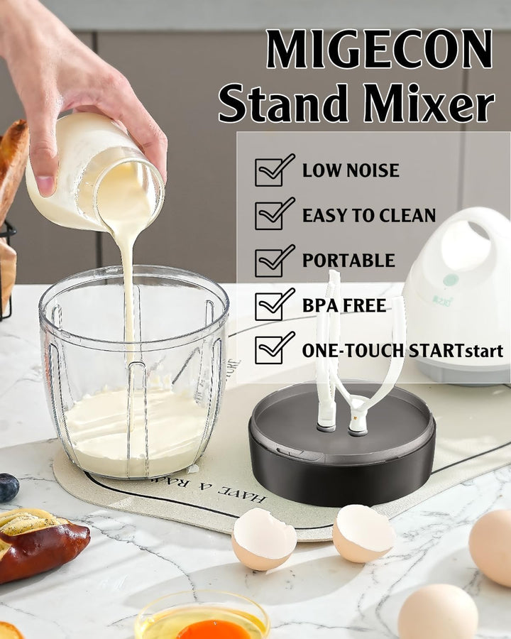 Standmixer - Schneebesen, tragbare elektrische Küchenmixer, Kuchenmixer, Milchaufschäumer zum Schlag