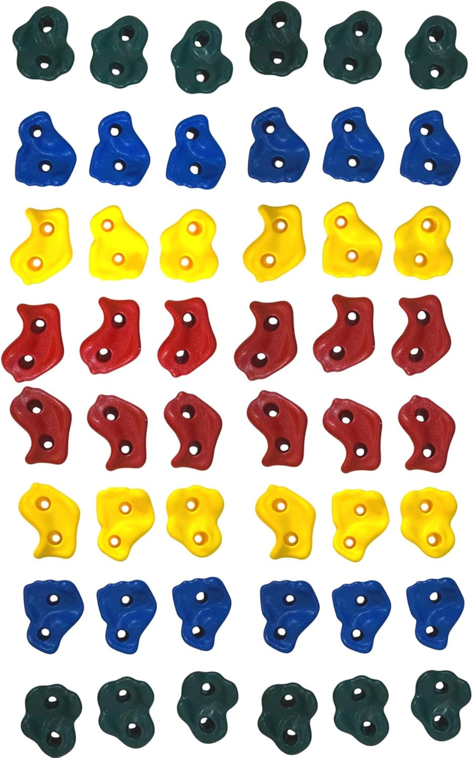 Loggyland Klettersteine für Kletterwand 48er Set, 48er Set
