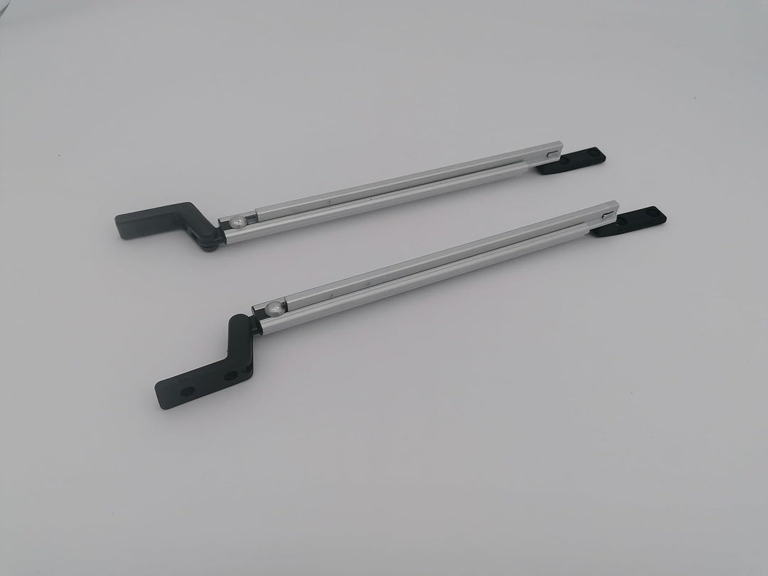 CR-MOESANCO® Kompass-Set rechts + Links für Wohnwagen, Arm für Wohnmobil-Fensterstütze, Hebestütze o