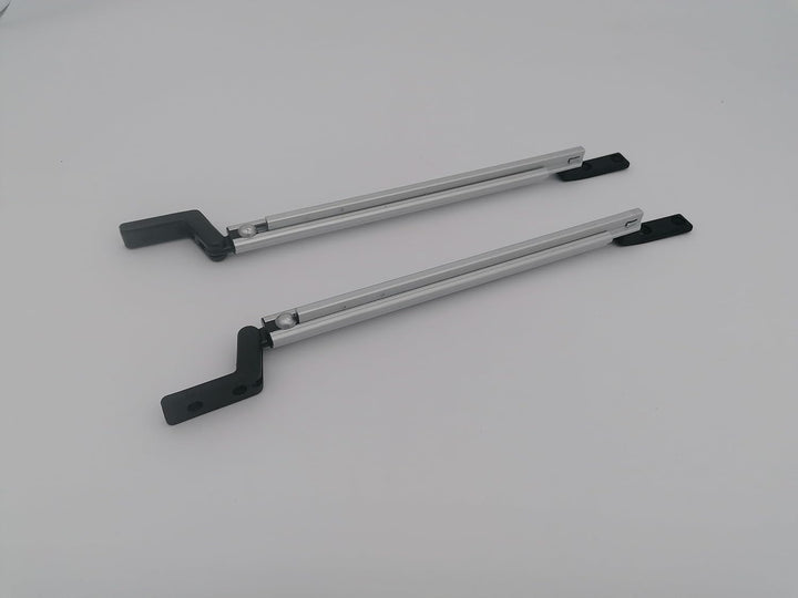 CR-MOESANCO® Kompass-Set rechts + Links für Wohnwagen, Arm für Wohnmobil-Fensterstütze, Hebestütze o