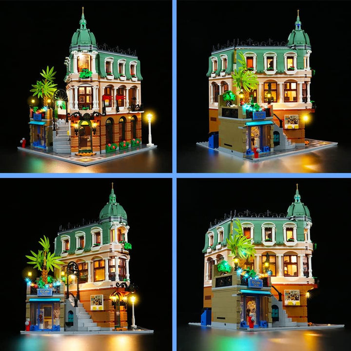 Led Licht Set für Lego Boutique Hotel,Dekorations Led Beleuchtungs Set für Lego 10297 Boutique-Hotel