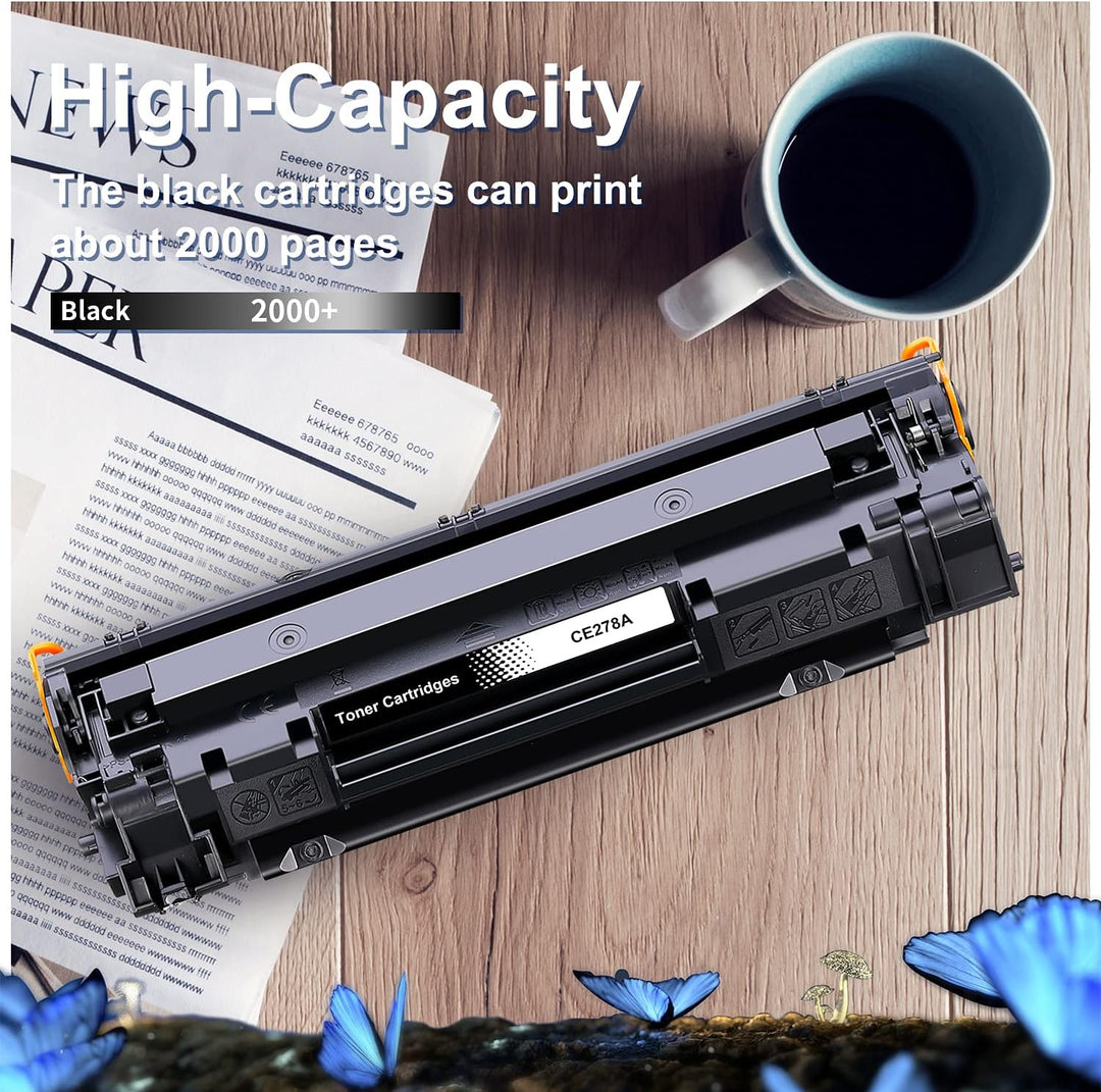 LOSMANN 4x Toner Kompatibel für HP CE278A 78A für HP Laserjet Pro M1530 MFP, M1536 DNF MFP, M1537 DN