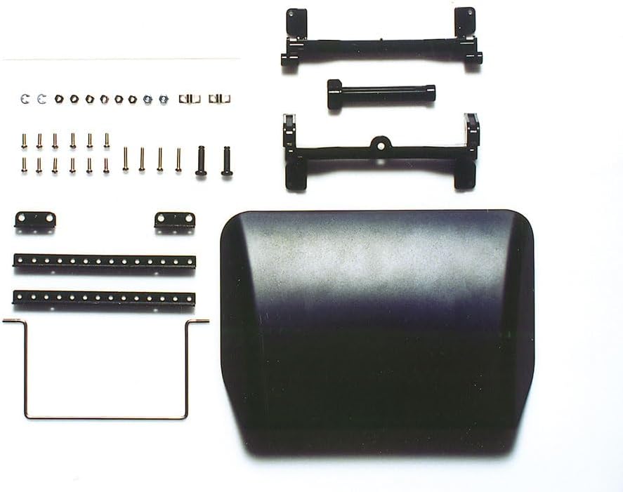 Tamiya 56504 1:14 Dachspoiler 1St, Schwarz