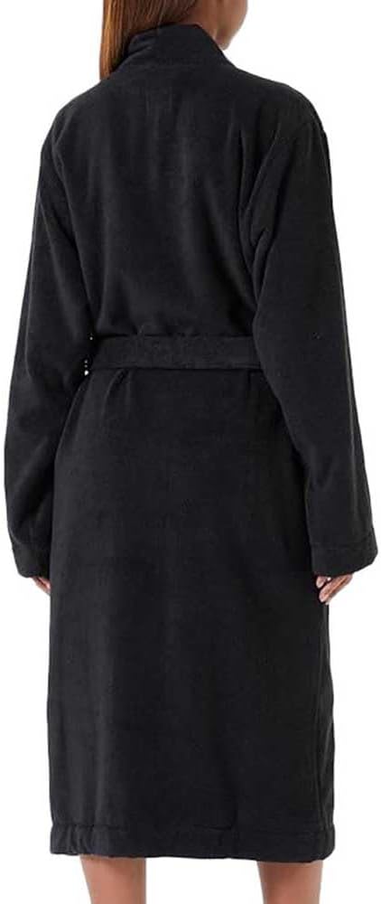 HUGO Damen Terry Dressing Gown L Black1, L Black1