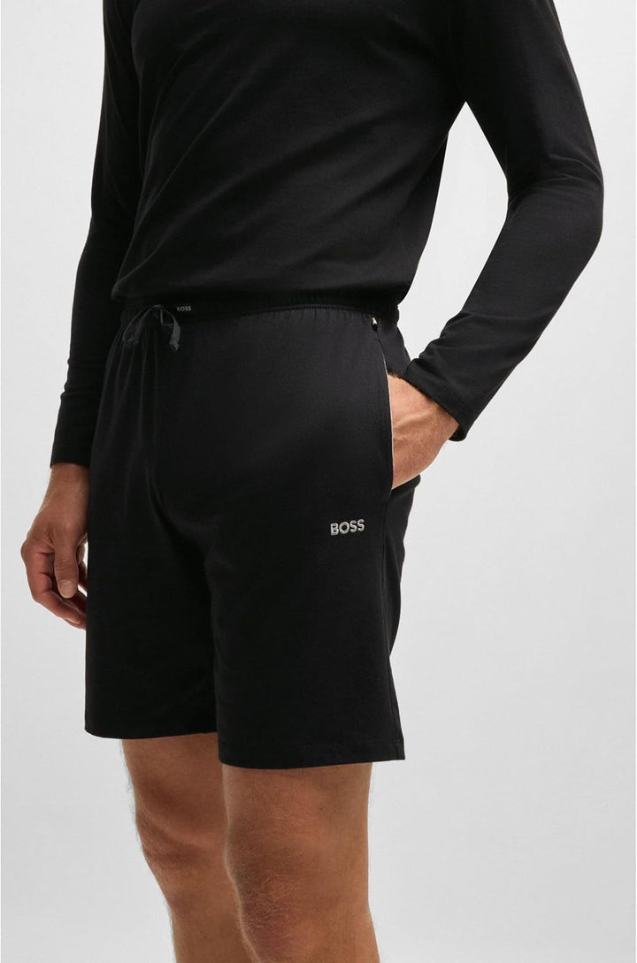 BOSS Herren Homewear Kurze Hose Freizeithose Mix&Match Short CW, -001 Black