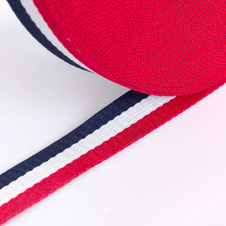 182 Meter x 50mm Polyester - 1,3mm Stark - Mehrfarbiges Gurtband aus Polyester - 182 Meter (200YD=4x