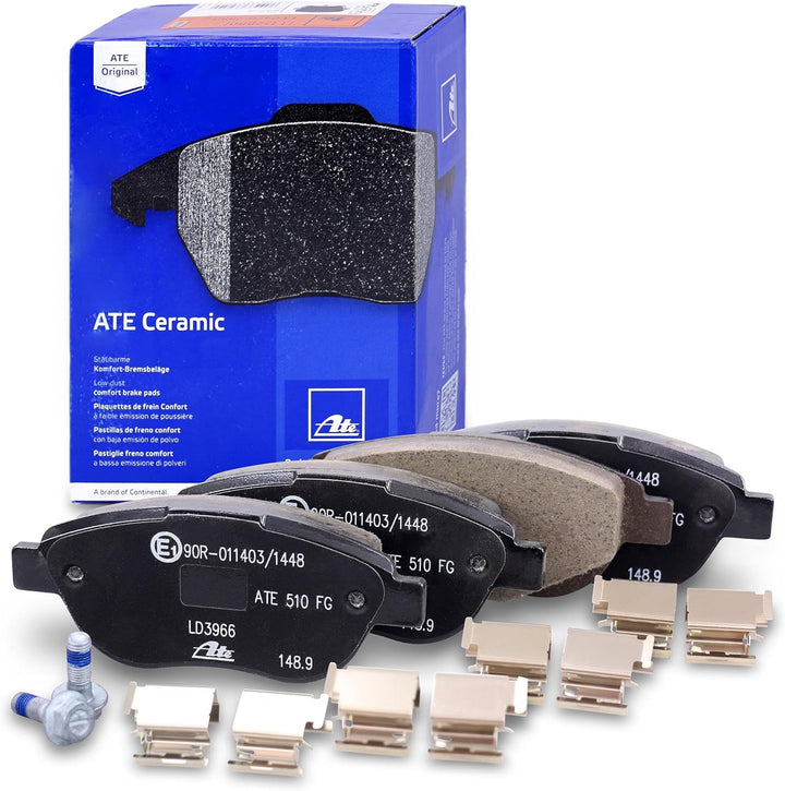 ATE 13.0470-3966.2 Bremsbelagsatz, Scheibenbremse