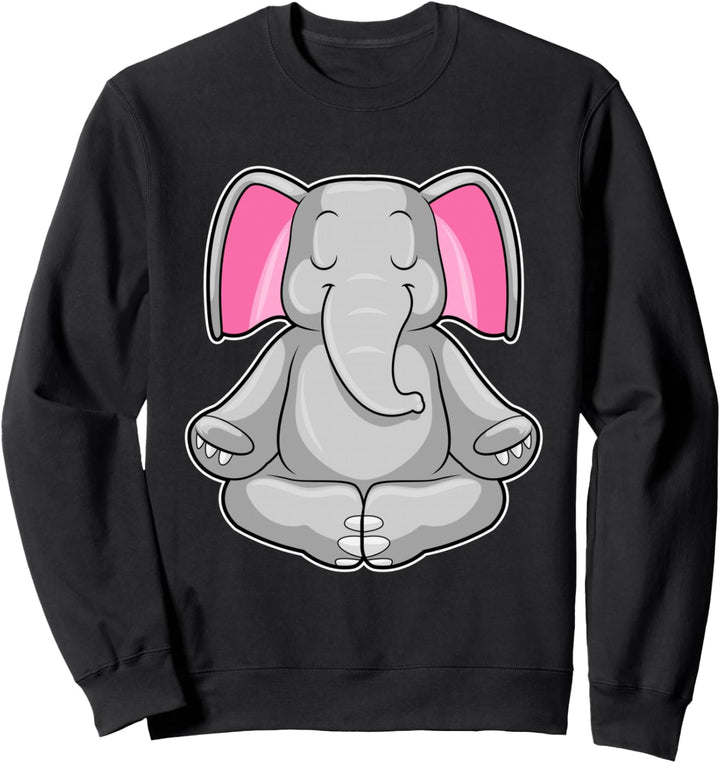 Elefant Yoga Fitness Meditation Sweatshirt