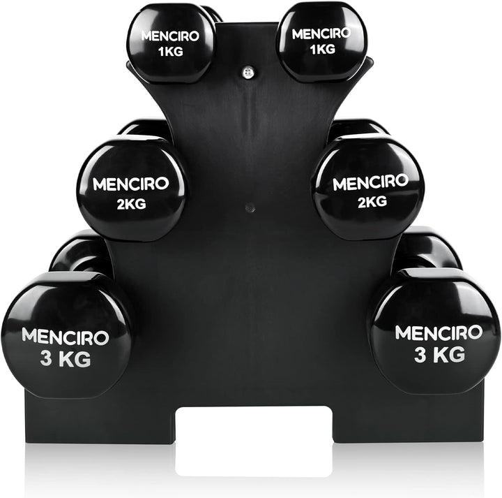 MENCIRO Hanteln 2er Set für Männer und Frauen, 1KG - 5KG Kurzhanteln Gewichte für Zuhause Fitnessstu