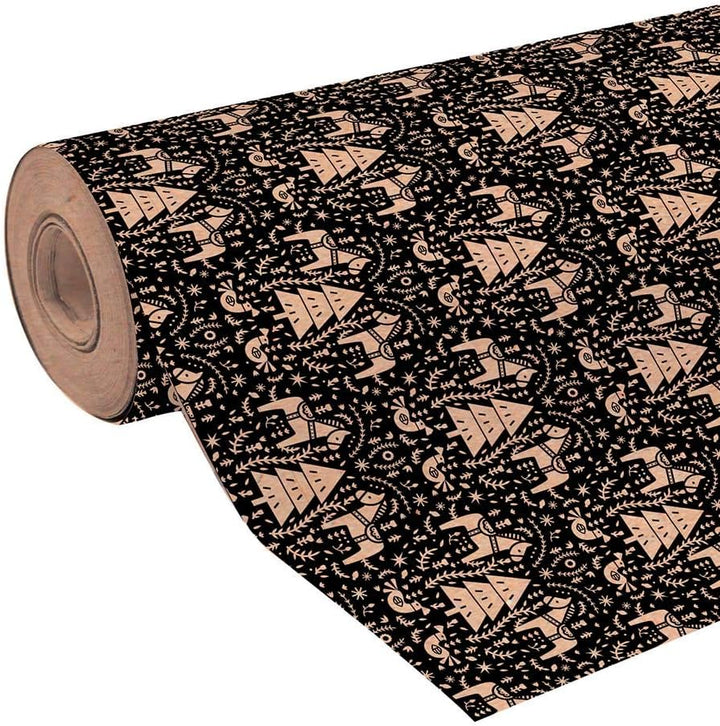 Clairefontaine 223847C Rolle Geschenkpapier (50 x 0,70m, 70g/qm Recycling Kraftpapier, ideal für gro