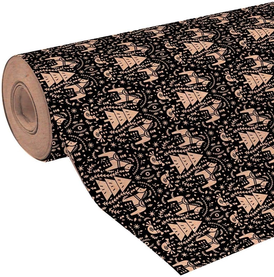 Clairefontaine 223847C Rolle Geschenkpapier (50 x 0,70m, 70g/qm Recycling Kraftpapier, ideal für gro
