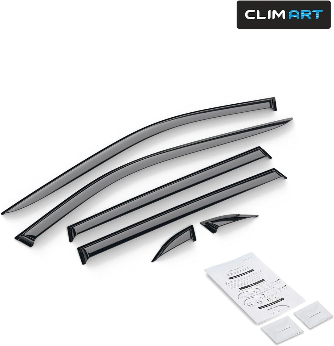 CLIM ART Windabweiser für/kompatible mit Toyota RAV4 2019-2025 (V) - Stick-on Regenabweiser - Autofe