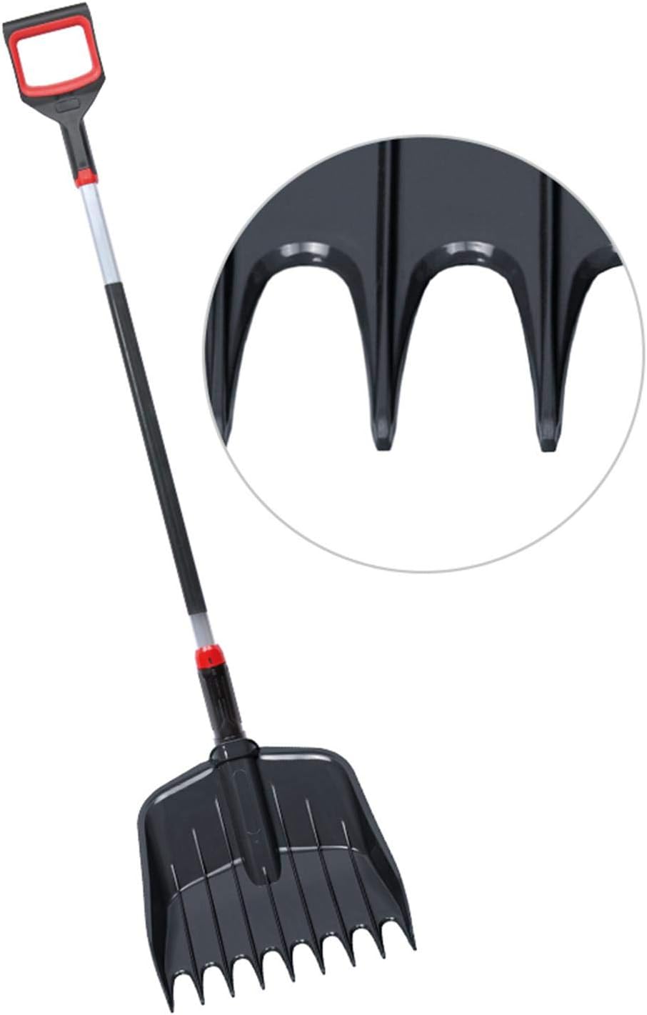 Pala rascador para nieve, con mango oval en aluminio revestido de goma RAKE LOADER , dimensiones (mm