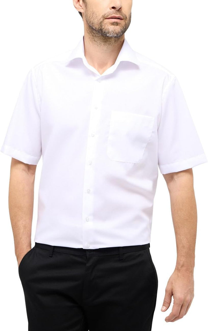 ETERNA Herren Original Shirt MODERN FIT 38 Kragen / 67 Ärmel Weiss, 38 Kragen / 67 Ärmel Weiss