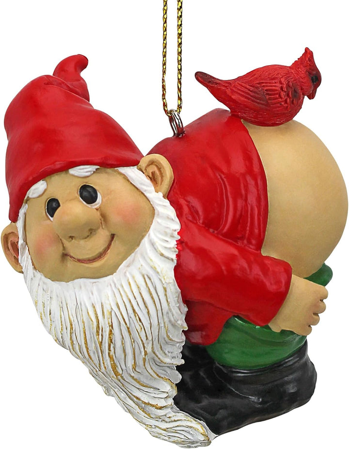 Weihnachtsverzierung - Gartenzwerge Figur - Loonie Moonie Gnome - Frech Mooning Zwerge Statuen, Loon