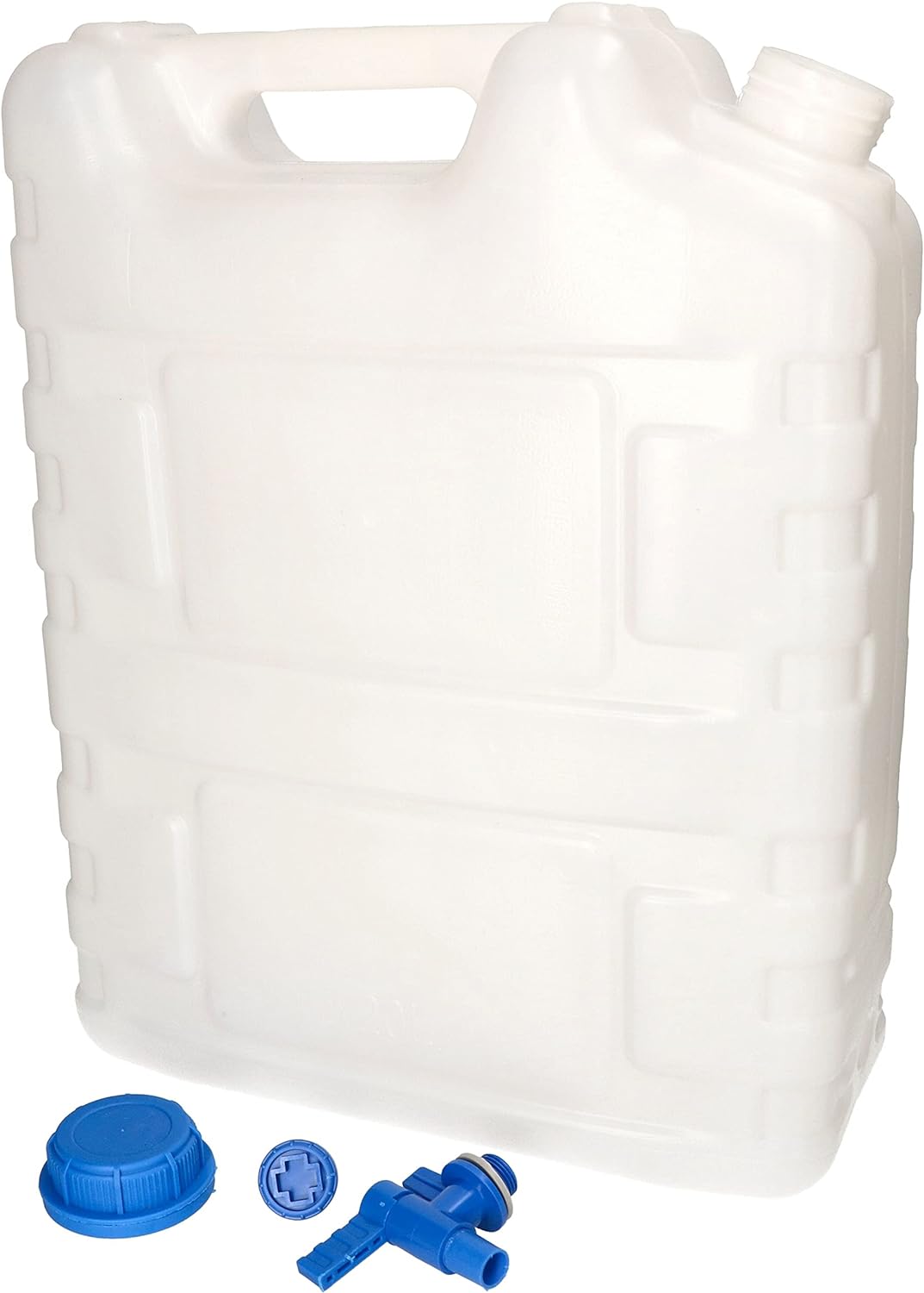 KOTARBAU® Kunststoff Wasserbehälter für Trinkwasser mit Zapfhahn 20L Lebensmittelecht, 20L