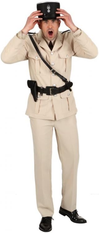 Französischer Polizist Jacke Hose, Grösse:46-48, 46-48