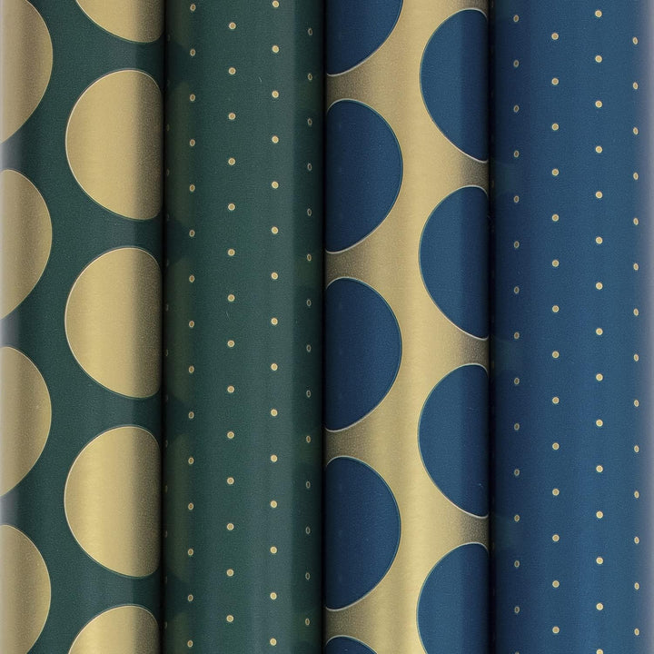 Clairefontaine 202053AMZC Geschenkpapier, 10 Rollen Excellia-Papier, 80 g, Masse: 5 x 0,70 m, Motiv: