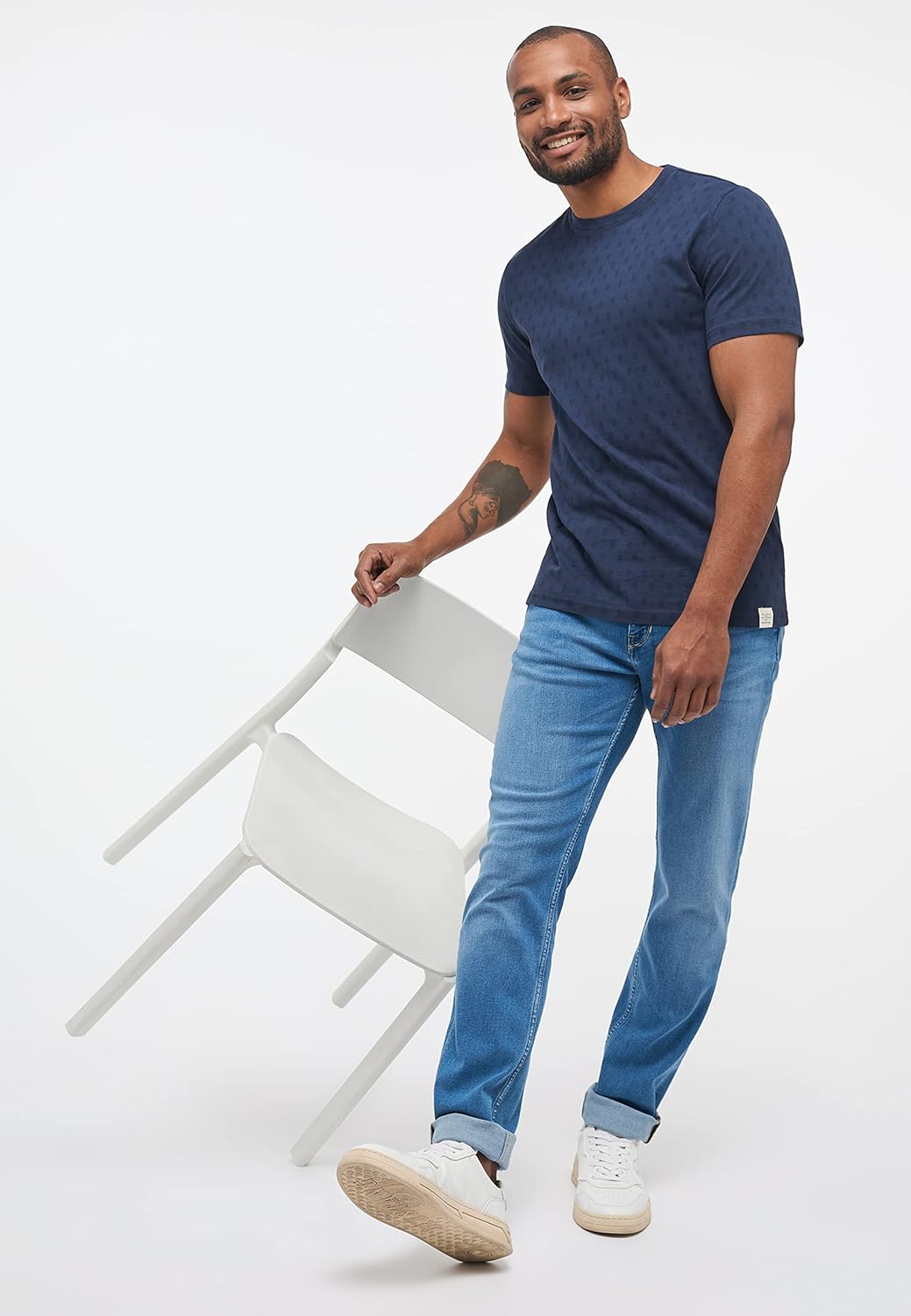 MUSTANG Herren Style Vegas Jeans 28 Slim Lang Blau, 28 Slim Lang Blau