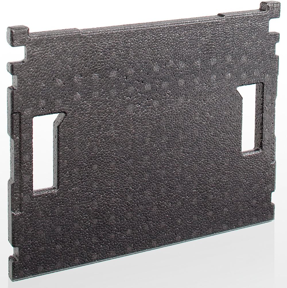 Sortimentskasten Kunststoff klappbar | L BOX 102 anthrazit inkl. Insetboxenset H3 + Deckenpolster |