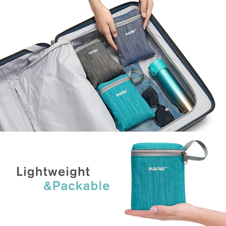 Kleiner Rucksack 10/15/20L Faltbarer Leichter Wanderrucksack Damen Herren, 10Liters