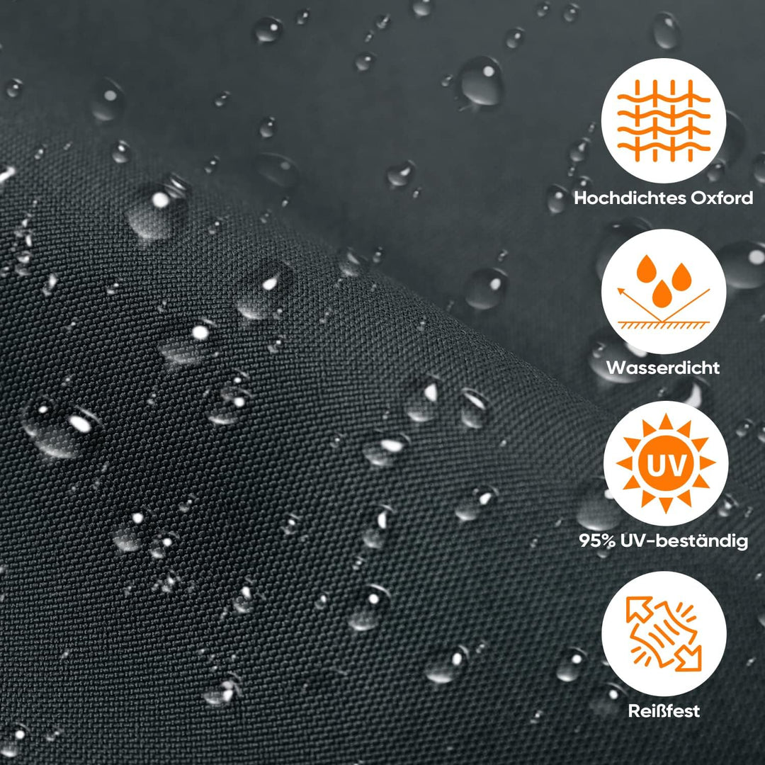 Sekey Balkon Sichtschutz Balkonabdeckung 90x300cm, Balkonsichtschutz Balkonverkleidung Oxford mit Ny