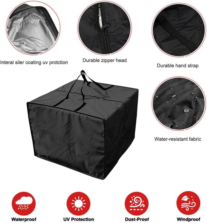 Opaltool 2PC Outdoor Möbel Kissen Aufbewahrungstasche 210D Oxford wasserdichte Schutz Aufbewahrungst