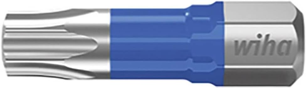 Wiha 42306 T 25 mm TORX (T25) 25-TLG. in Box 1/4" Bit Set, Blau, 25 mm TORX (T25) 25-tlg.