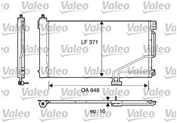 Valeo Kondensator Klimaanlage 817848