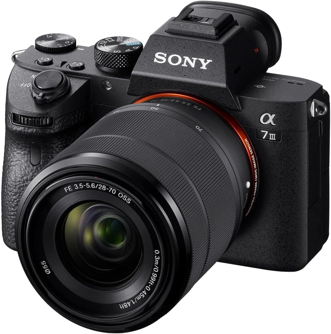 Sony Alpha 7 III | Spiegellose Vollformat-Kamera mit 28-70 mm f/3.5-5.6 Zoom-Objektiv & SEL-50F18F S