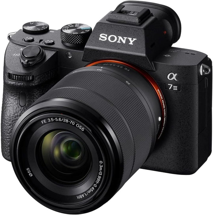 Sony Alpha 7 III | Spiegellose Vollformat-Kamera mit 28-70 mm f/3.5-5.6 Zoom-Objektiv & SEL-50F18F S