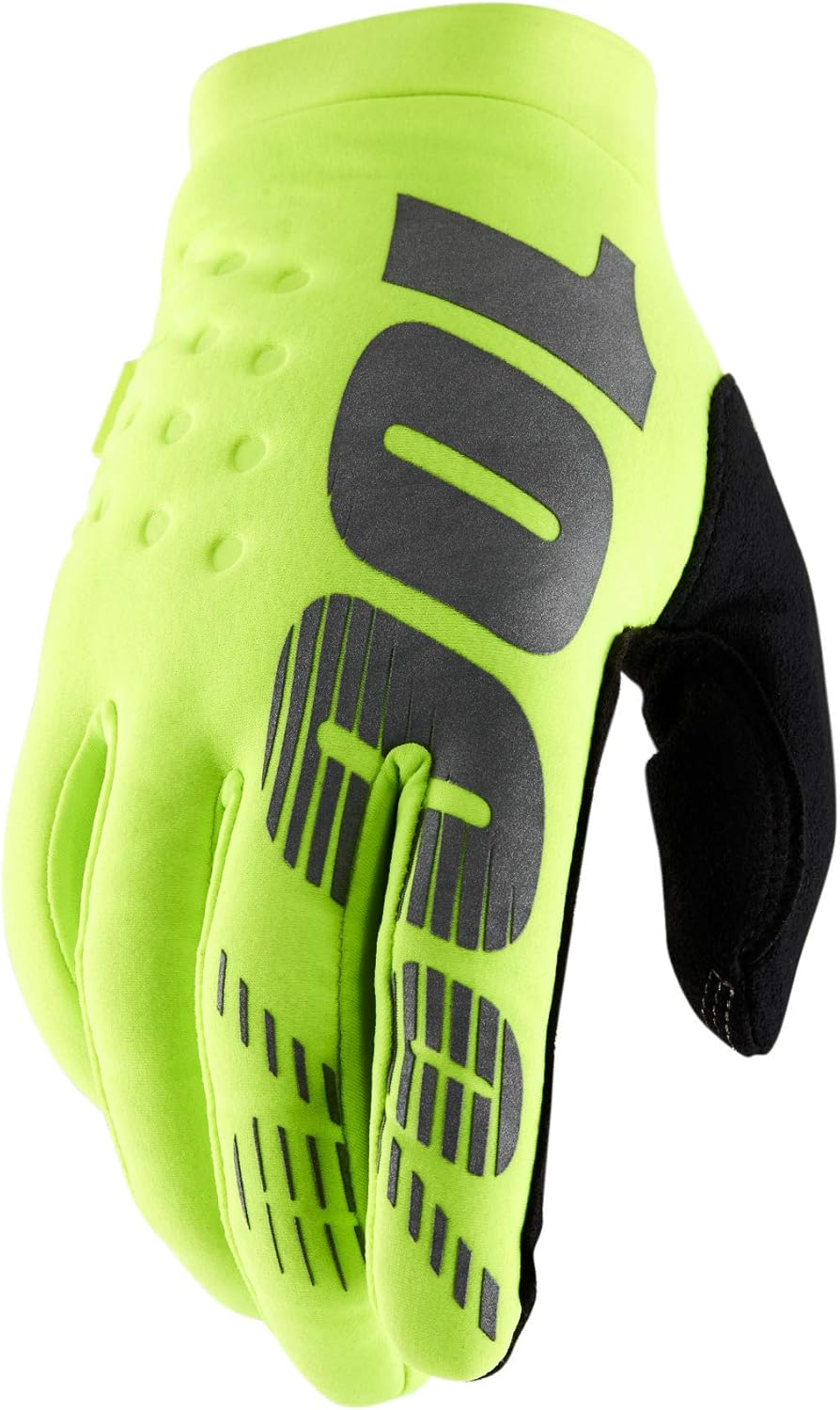 100% Kids Brisker Gloves Gelb M, Gelb M