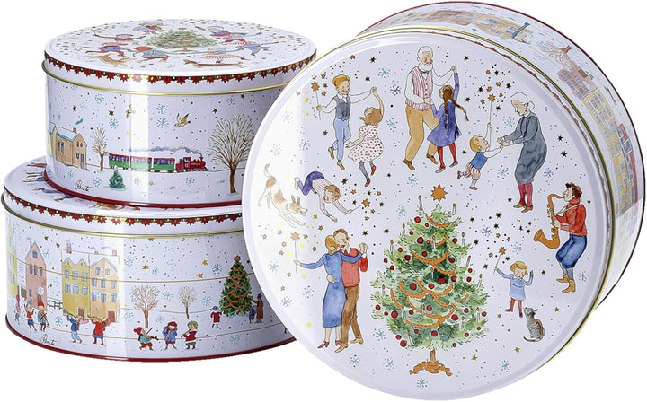 Hutschenreuther Sammelkollektion 23 Weihnachtsklänge Set 3 Plätzchendosen