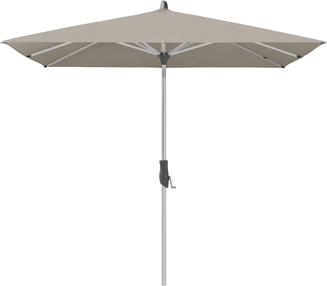 Glatz Sonnenschirm Alu-Twist 210x150cm Des. 151 Ash