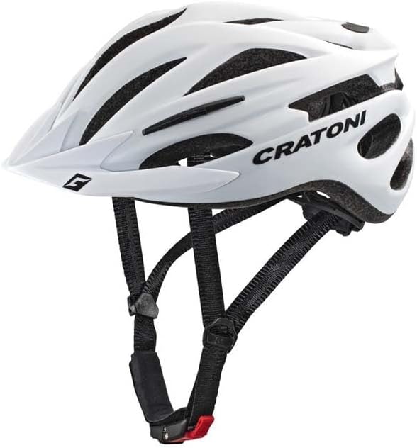 Cratoni Pacer+ Fahrradhelm L-XL White Matt, L-XL White Matt
