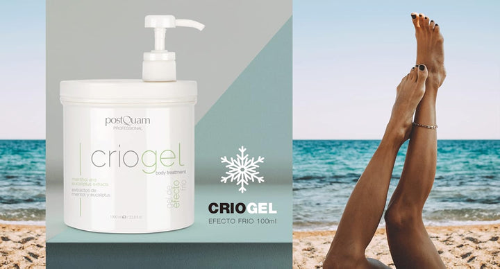 PostQuam - Criogel | Anti Cellulite Gel mit Kühleffekt für Müde Beine, Straffendes und Reduzierendes