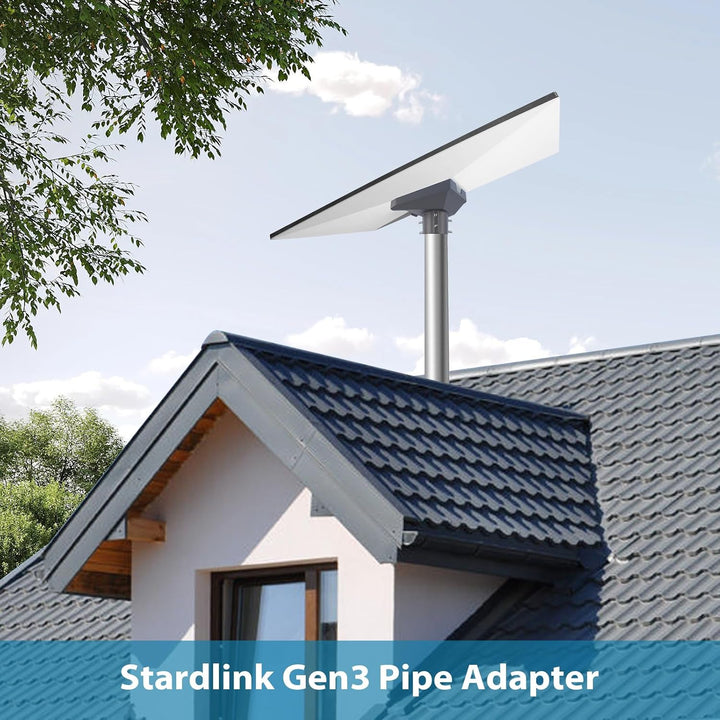 Starlink Gen 3 Rohradapter, Starlink Gen 3 Halterung, für Starlink Gen 3 Standard Dish, Starlink V3