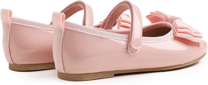 Feversole Bailarinas Niña de Vestir - Zapatos Cómodos para Ceremonias - Ballet Flats 29 EU Fliege Ro