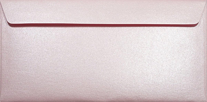 Netuno 25 Briefumschläge Perlmutt-Rosa DIN Lang 110x 220 mm 120g Majestic Petal elegante Umschläge D
