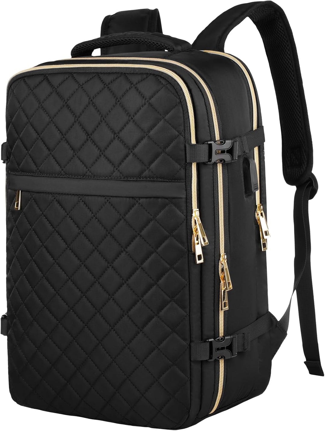 MOMUVO Reiserucksack für Damen, Flugzeugtaugliches Handgepäck-Rucksack, 15,6-Zoll-Laptop-Rucksack mi