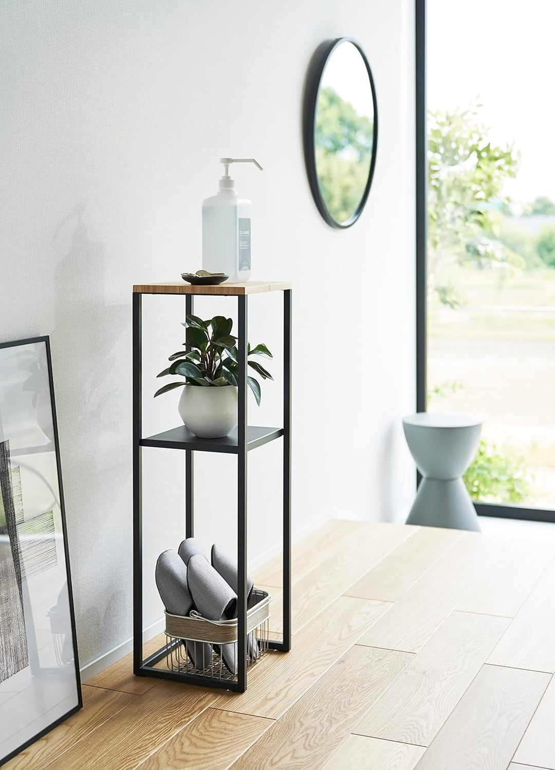 Yamazaki Tower Beistelltisch, Schwarz, One Size Schwarz One Size, Schwarz One Size