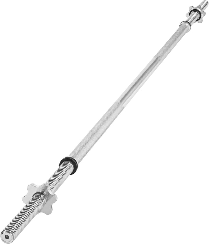 wuuhoo® Langhantelstange Henry - 180cm / 150 cm / 120 cm Hantelstange 25mm, Stahl verchromte Hantel
