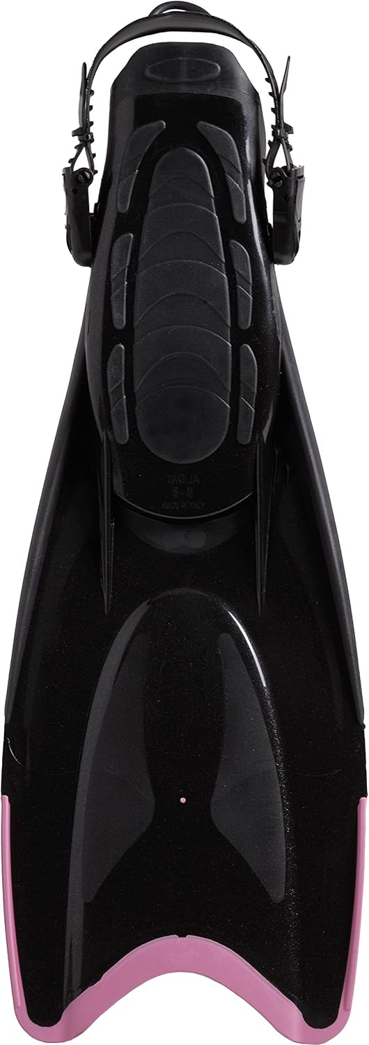 Cressi Verstellbare Schnorchel, für alle Familie, Lange Blade mit offenem Absatz, Palau LAF Made in